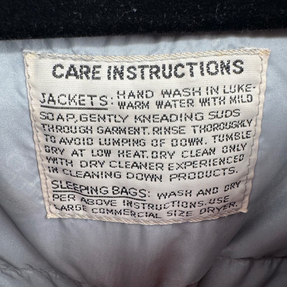 VTG 70's The North Face Brown Label Red Down Puffer Parka Jacket Mens L Made USA - Picture 3 of 12
